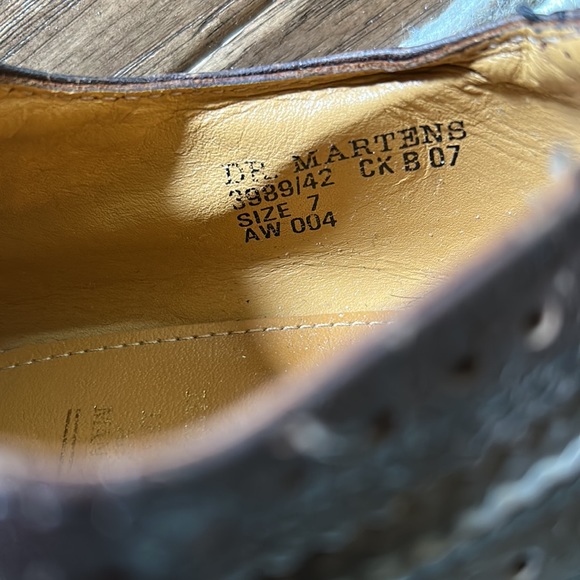 Doc Martens Brown Wingtips - Picture 5 of 8